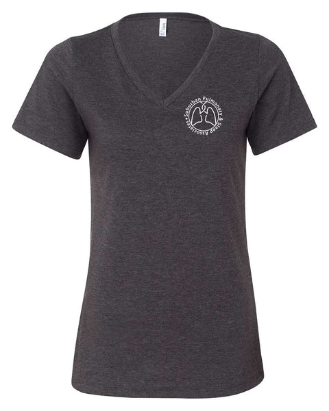 BELLA+CANVAS® Women’s Relaxed Heather CVC V-Neck Tee BC6405CVC