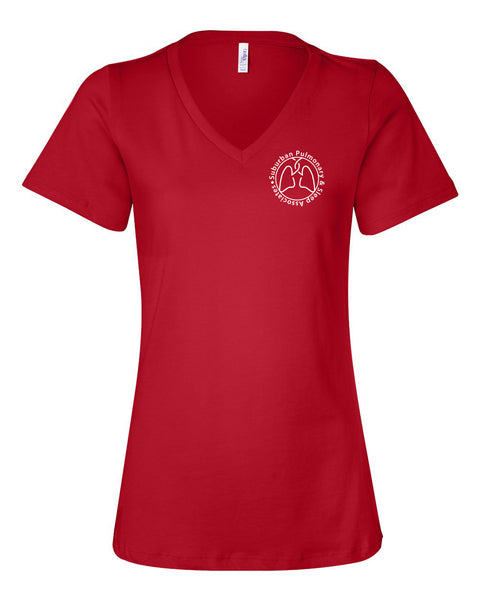 BELLA_+_CANVAS Women’s Relaxed Jersey Short Sleeve V-Neck Tee BC6405