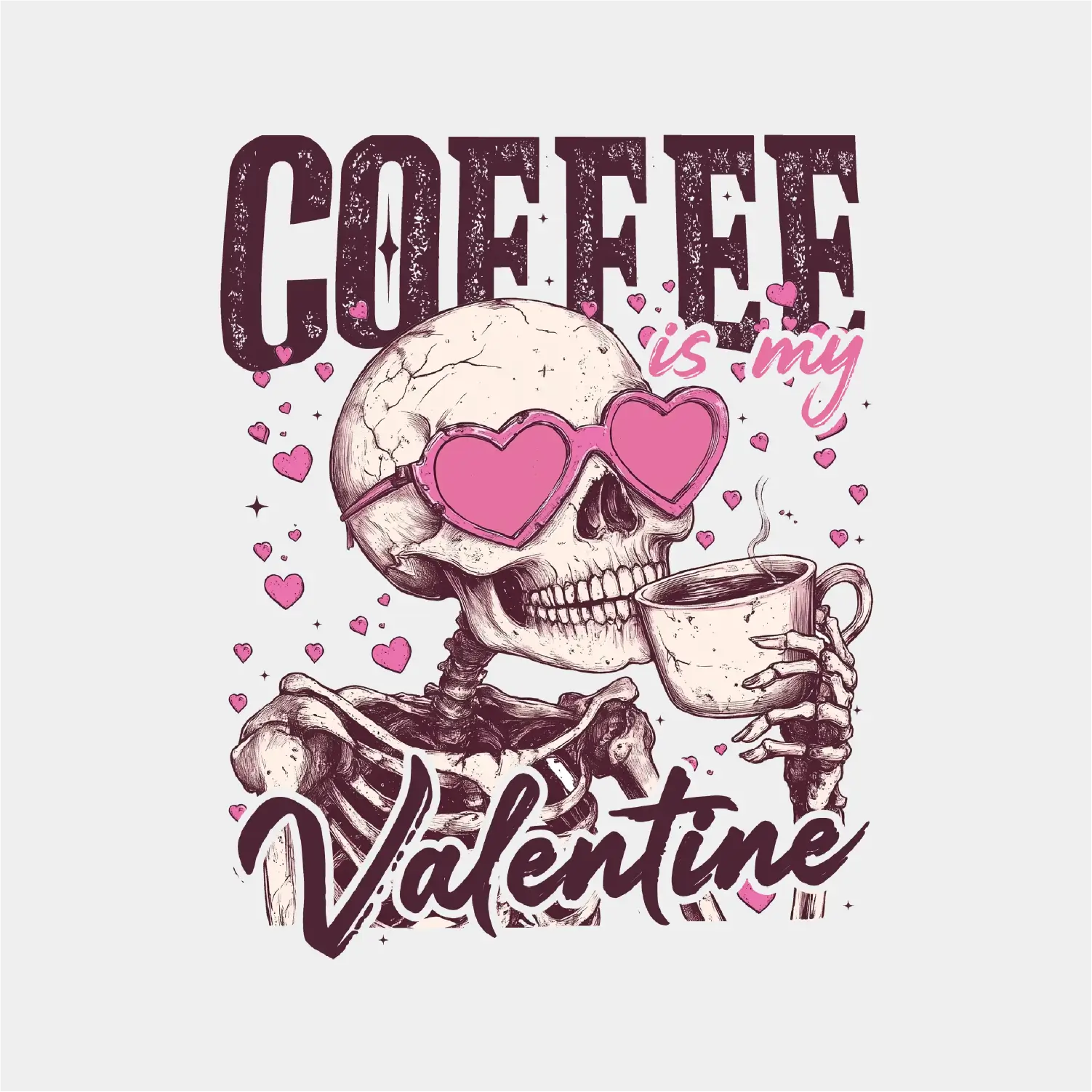 Coffee Valentines-DTF TRANSFER – GrabinGraphix