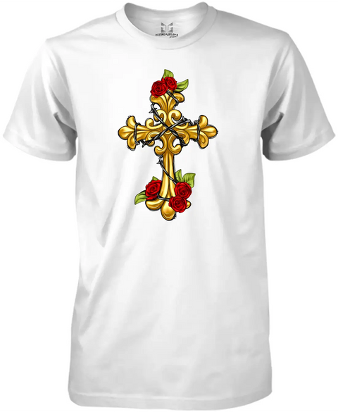 Cross With Roses
