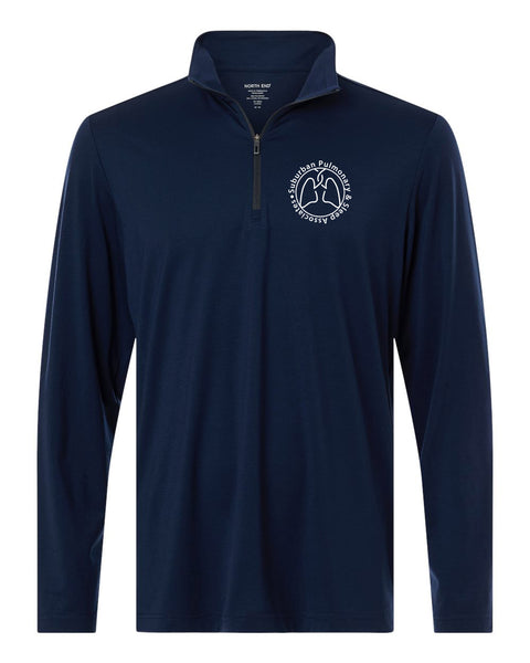 North End Men's JAQ Stretch Performance Snap-Neck Pullover - NE400
