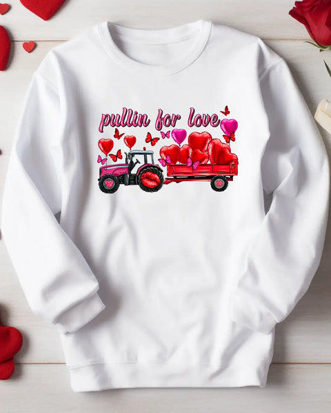 Pullin For Love Valentines Truck