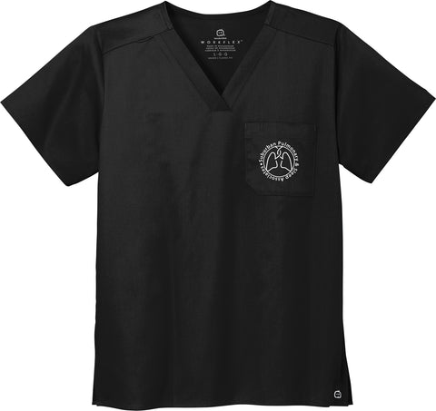 Wink® Unisex WorkFlex Chest Pocket V-Neck Top WW3160