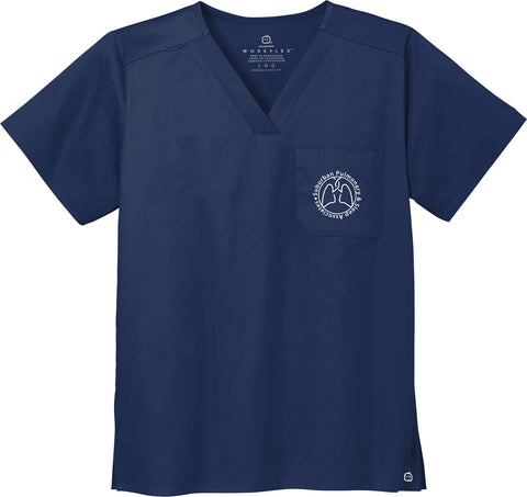 Wink® Unisex WorkFlex Chest Pocket V-Neck Top WW3160